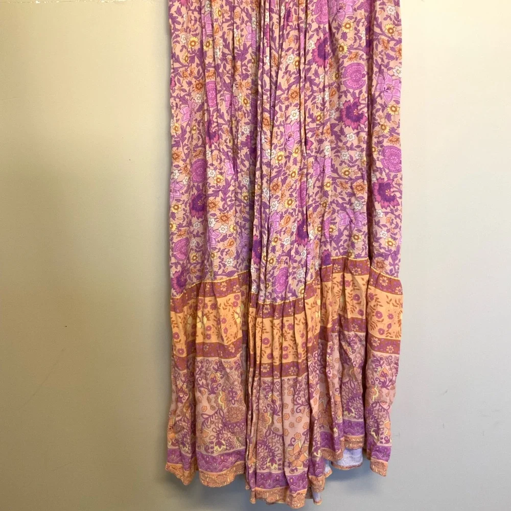Spell Village Strappy Maxi Dress in Sunrise New - Picture 7 of 12